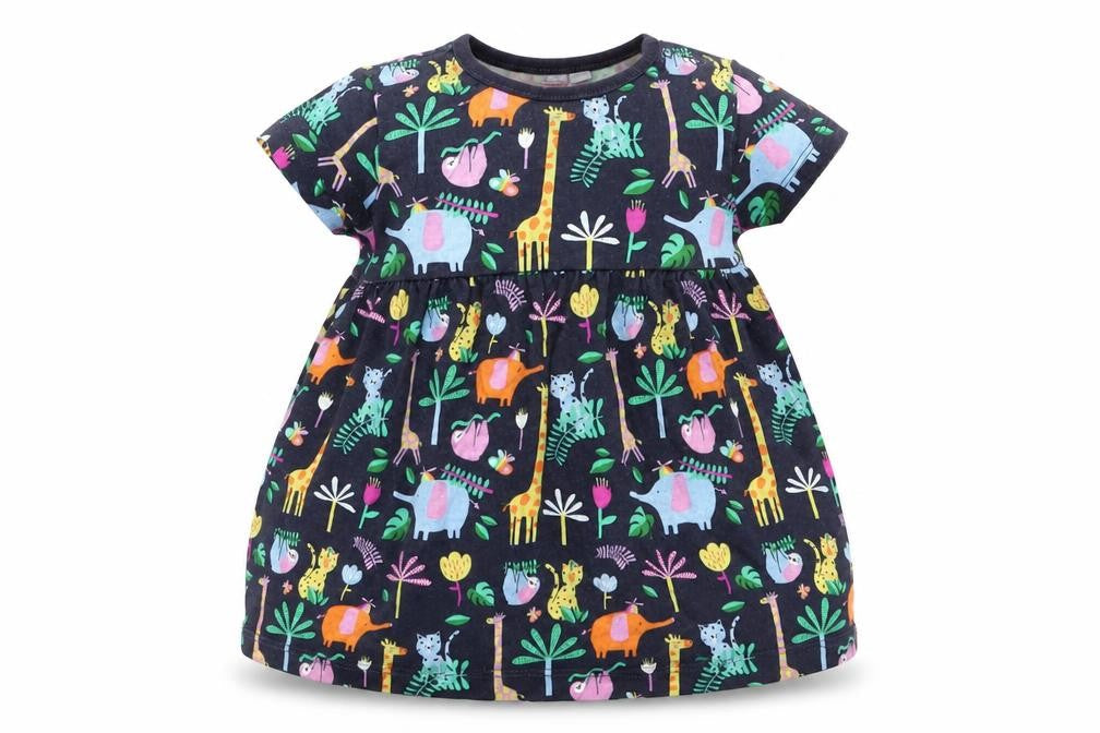 Debenhams Girls Multicoloured Animal Print  Fit & Flare  Size 3-6 Months