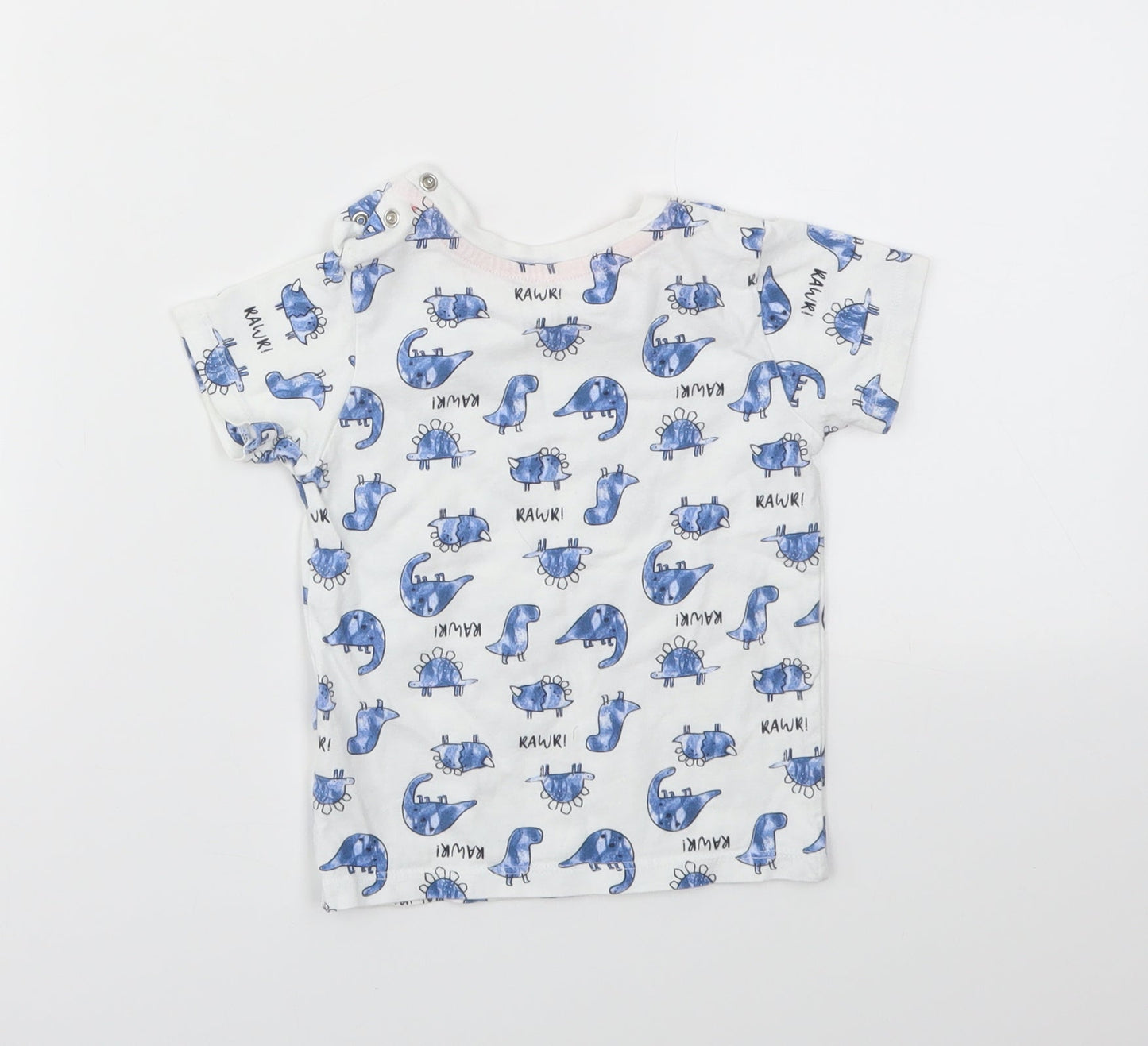 Matalan Boys Multicoloured Animal Print  Basic T-Shirt Size 9-12 Months