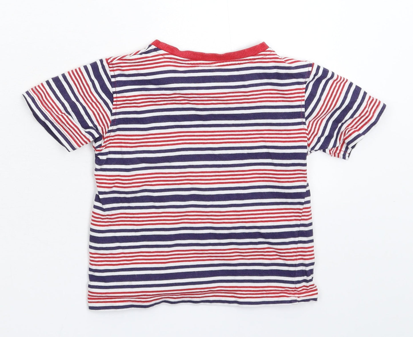 Debenhams Baby Multicoloured Striped  Basic T-Shirt Size 18-24 Months