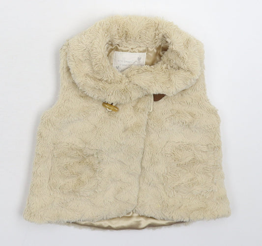 Matalan Baby Beige   Gilet Jacket Size 12-18 Months