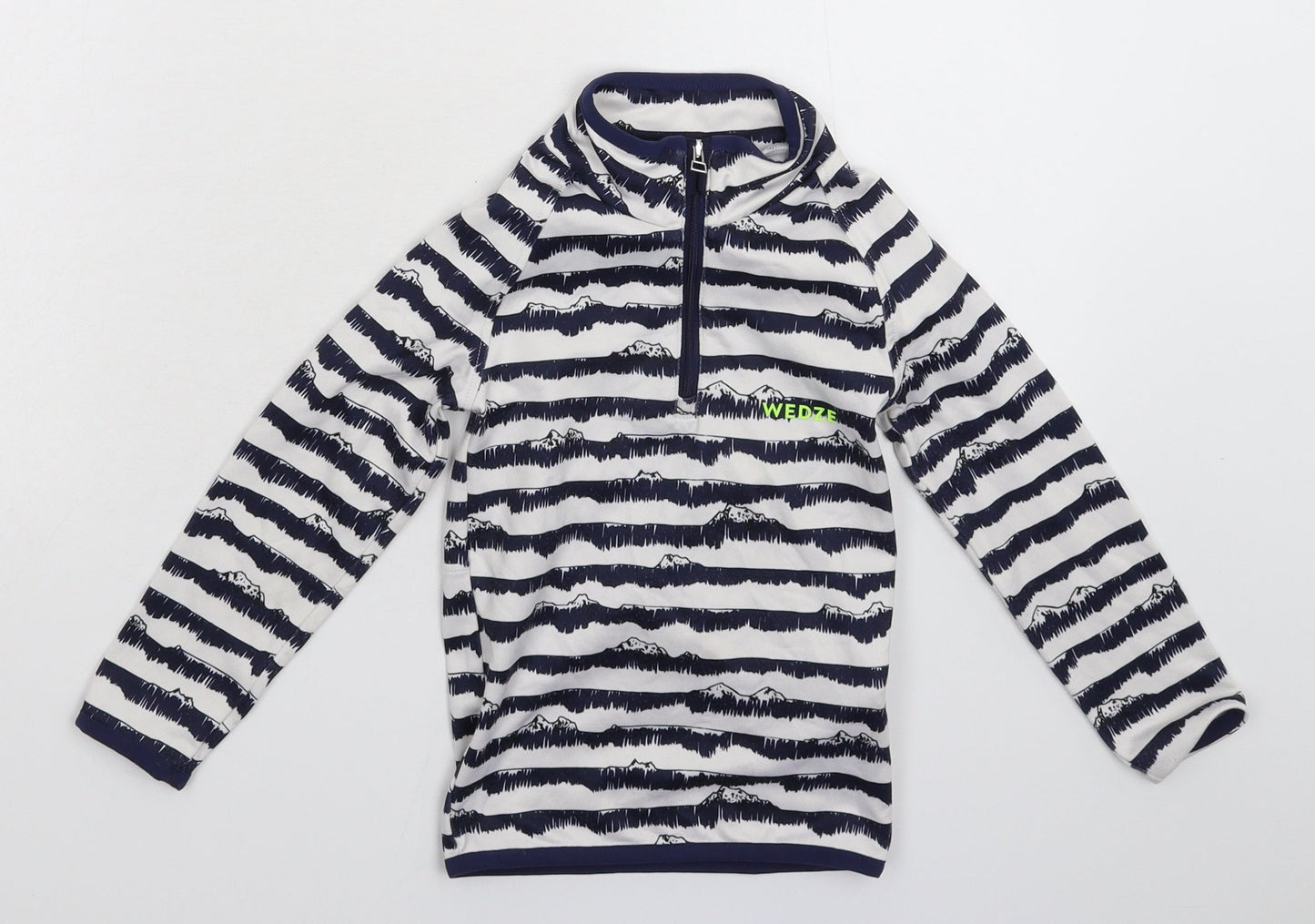 DECATHLON Boys Multicoloured Striped  Jacket  Size 4 Years