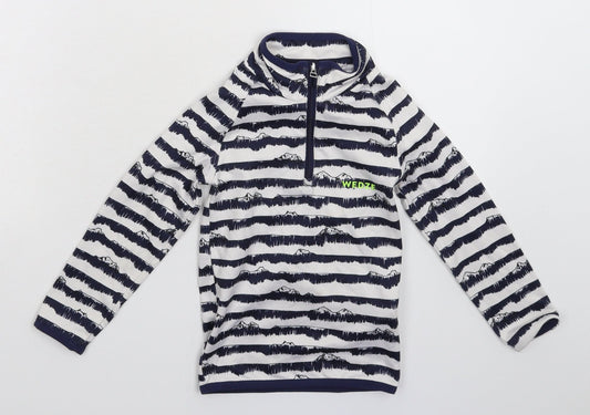 DECATHLON Boys Multicoloured Striped  Jacket  Size 4 Years