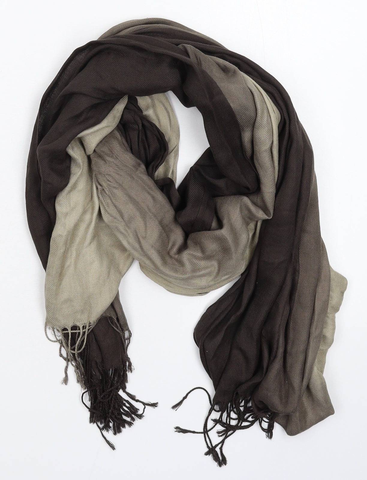 Preworn Womens Grey  Knit  Scarf