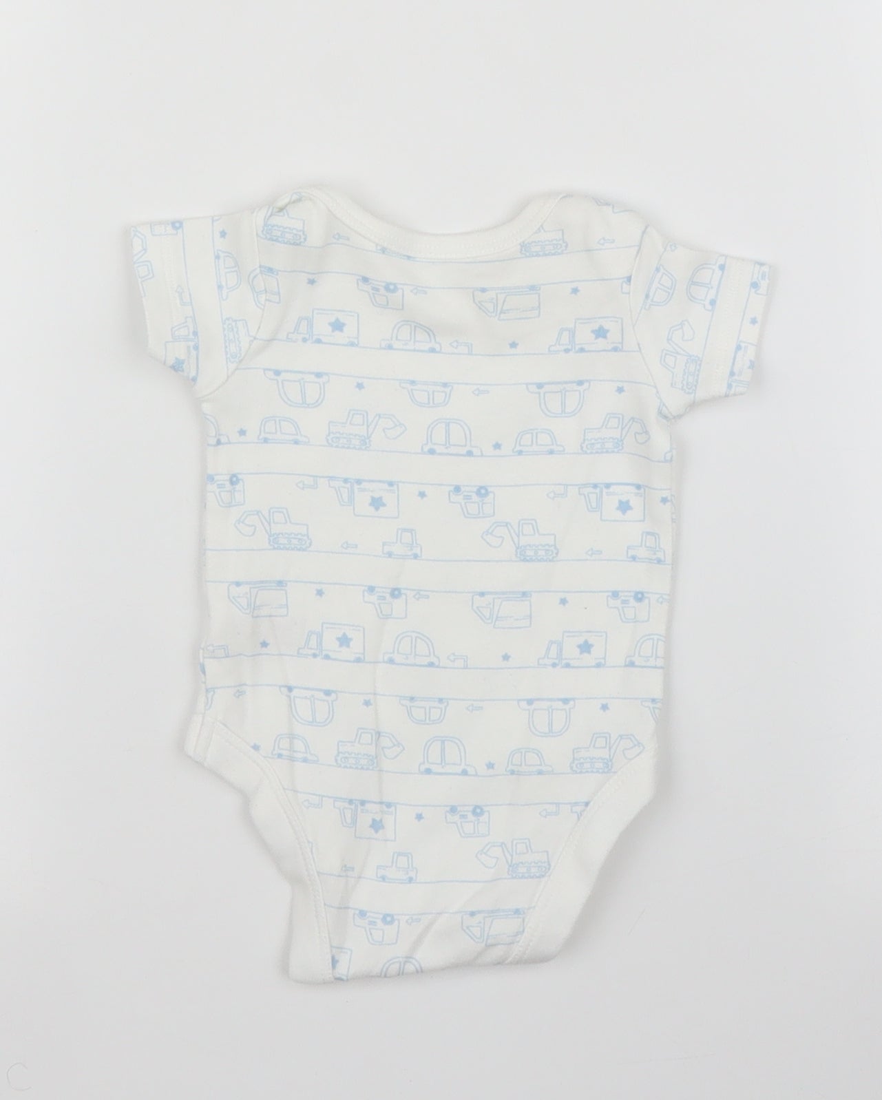 TU Baby White   Babygrow One-Piece Size 0-3 Months