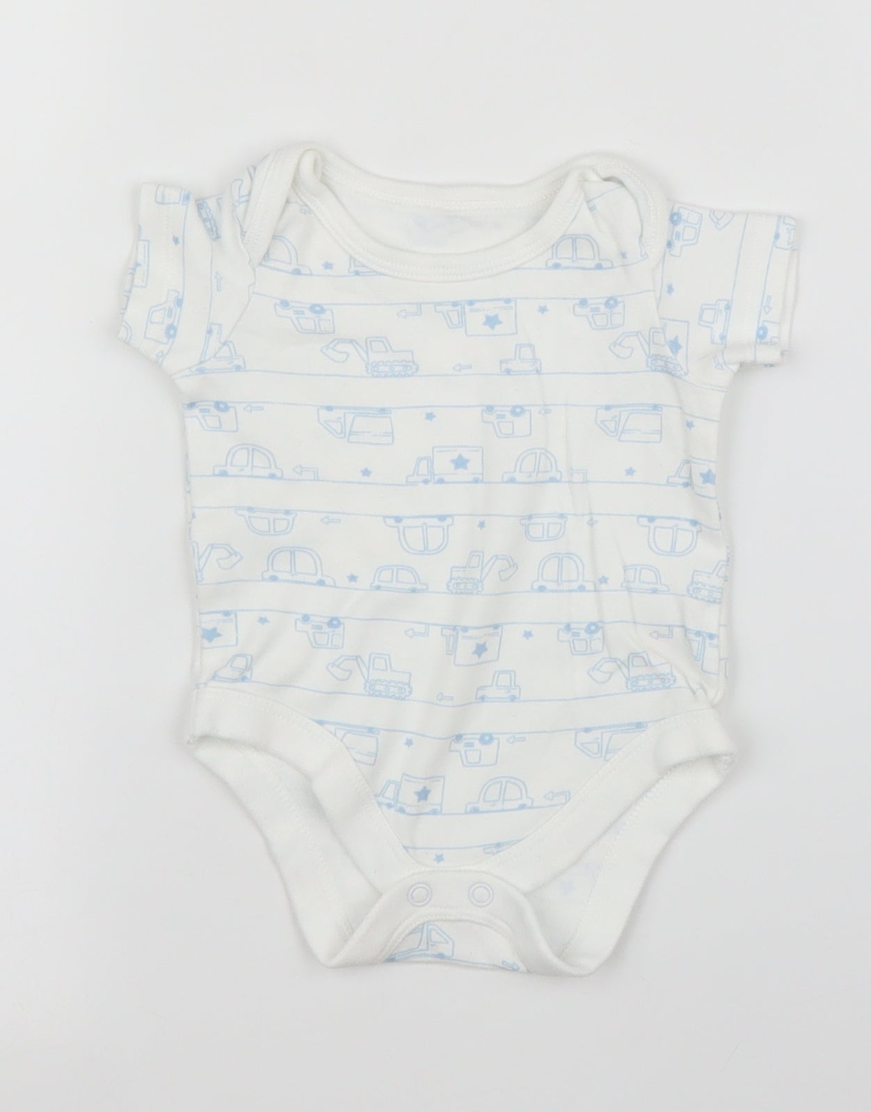 TU Baby White   Babygrow One-Piece Size 0-3 Months