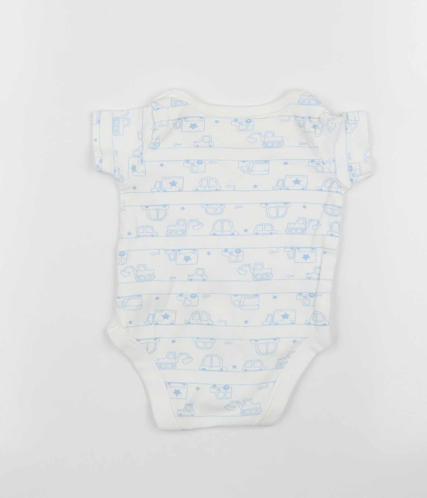 TU Baby White   Babygrow One-Piece Size 0-3 Months
