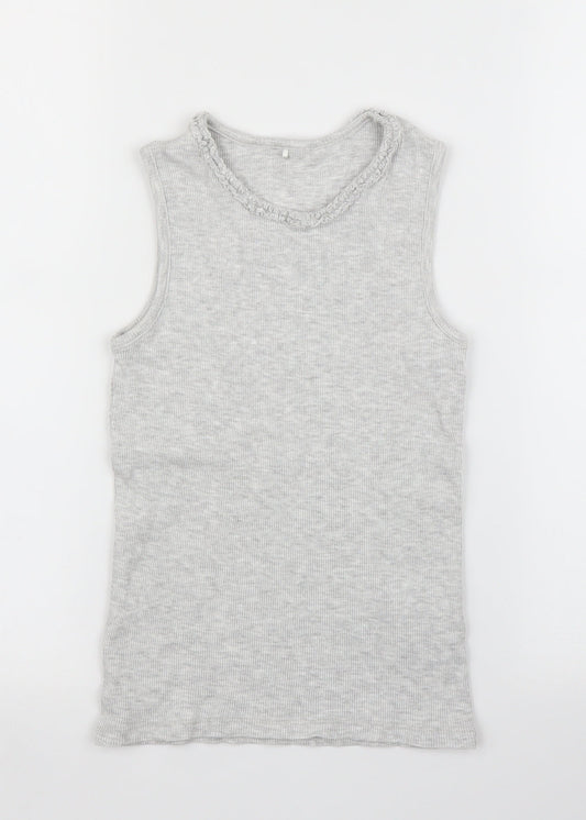 George Girls Grey   Basic Tank Size 8 Years