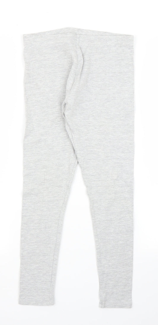 Next Girls Grey   Carrot Trousers Size 11 Years
