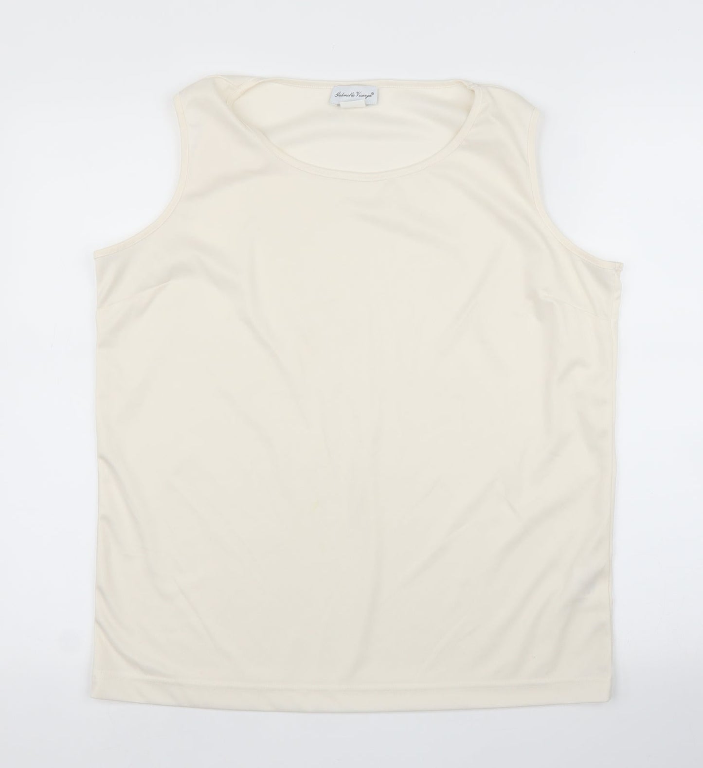 Gabriella Vicenza Womens White   Basic Blouse Size XL