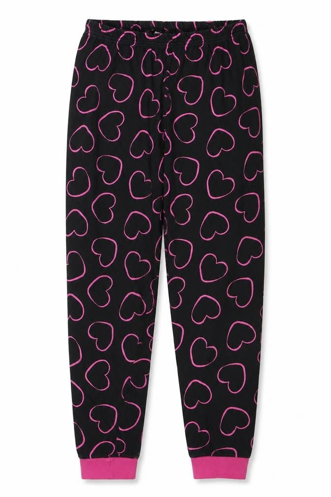 Pyjama Factory  Girls Black    Pyjama Pants Size 11-12 Years
