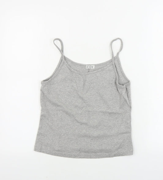 Look Womens Grey   Basic Tank Size 12