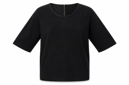 ESMARA Womens Black   Basic T-Shirt Size S