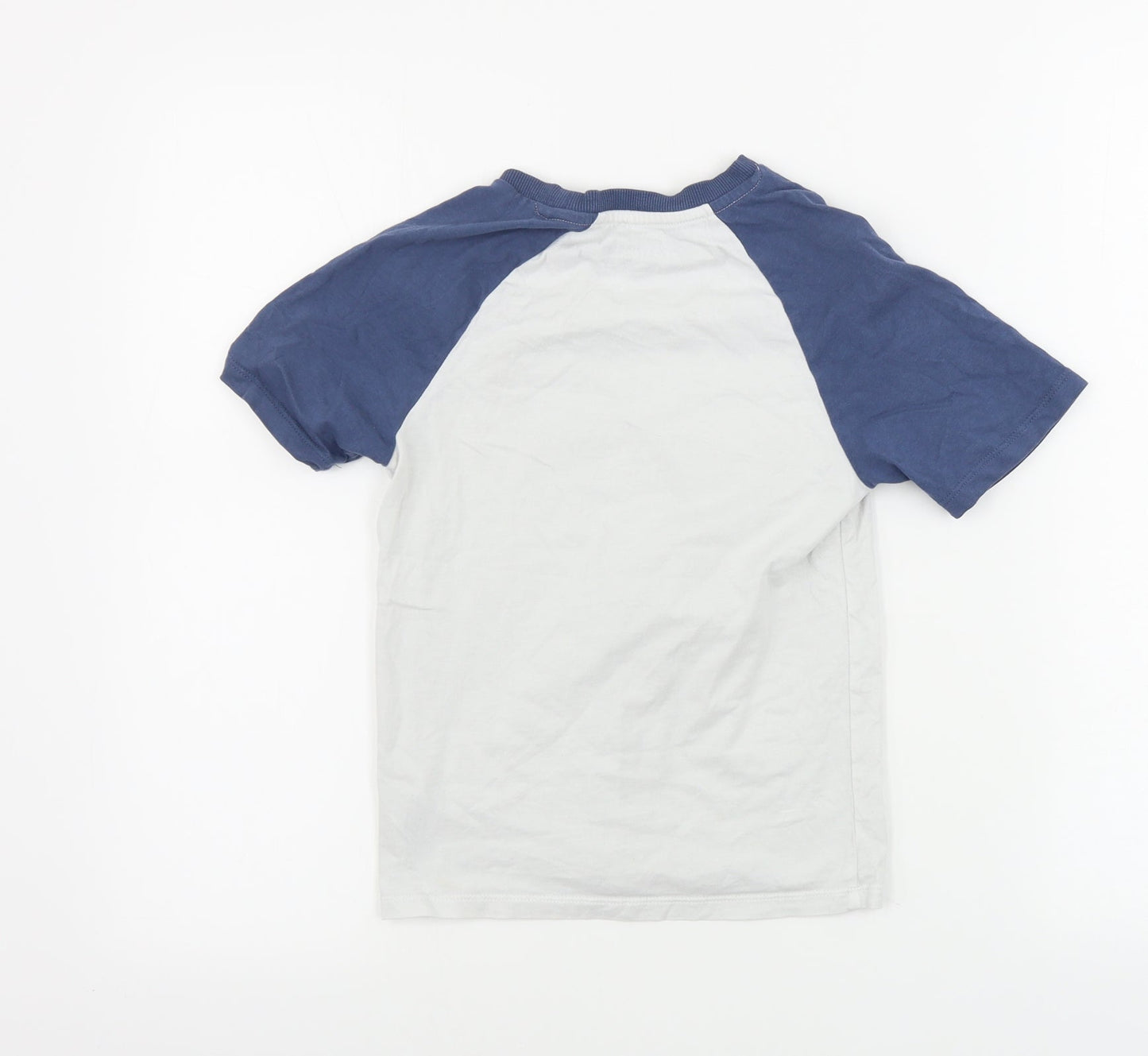 Marks and Spencer  Boys White   Basic T-Shirt Size 6-7 Years