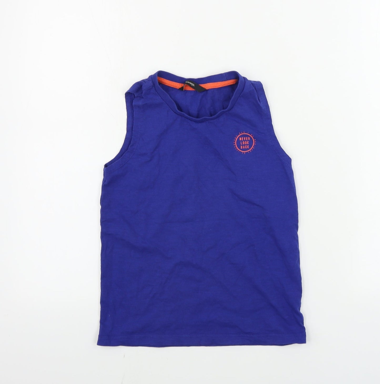 George  Boys Blue   Basic Tank Size 6-7 Years