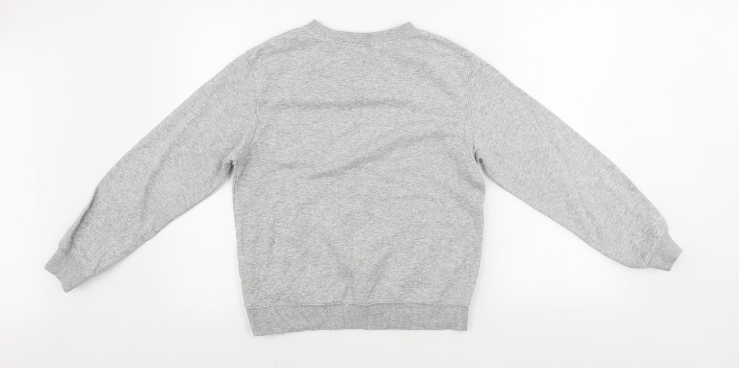 H&M  Boys Grey   Pullover Jumper Size 10-11 Years