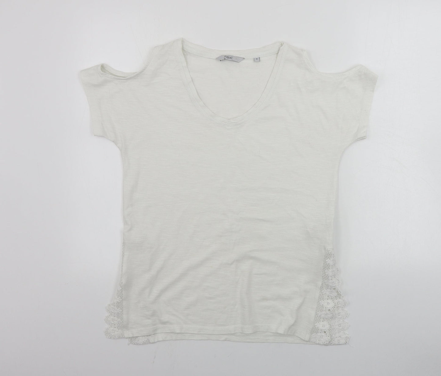 NEXT  Womens White   Basic T-Shirt Size 10