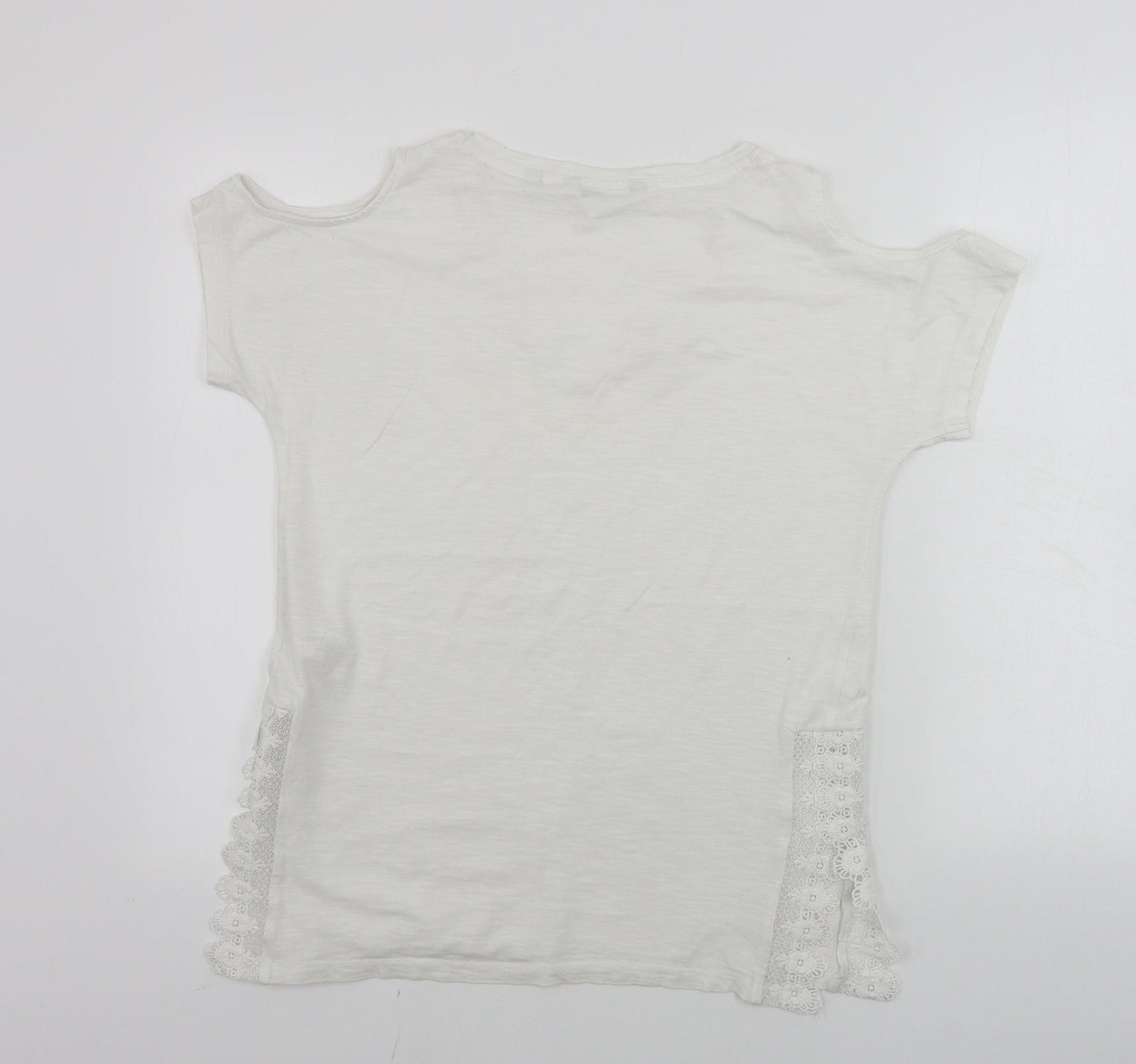 NEXT  Womens White   Basic T-Shirt Size 10