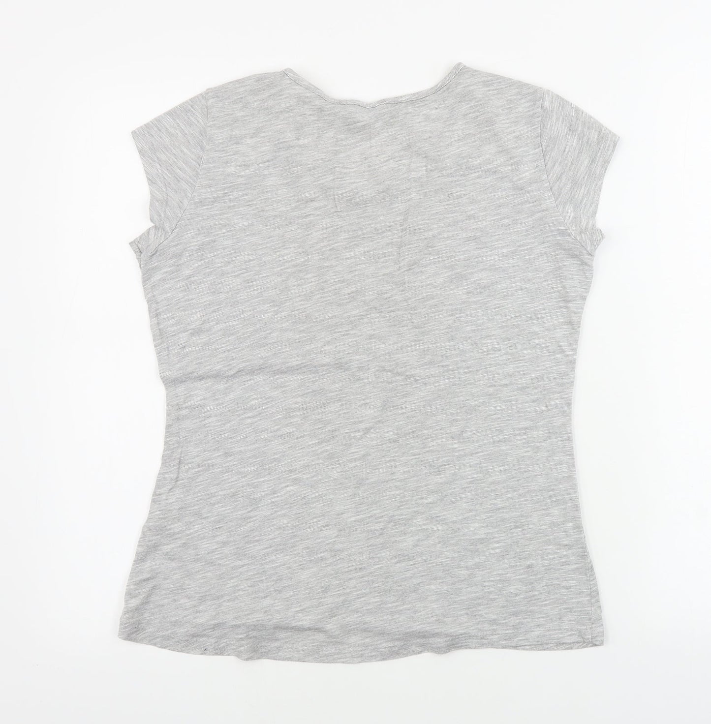 Dorothy Perkins  Womens Grey   Basic T-Shirt Size 10