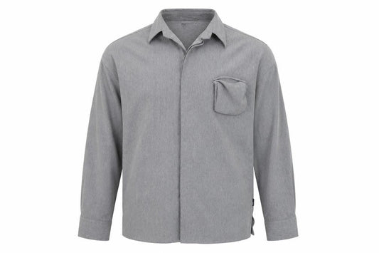 Peter Werth Mens Grey    Button-Up Size XL