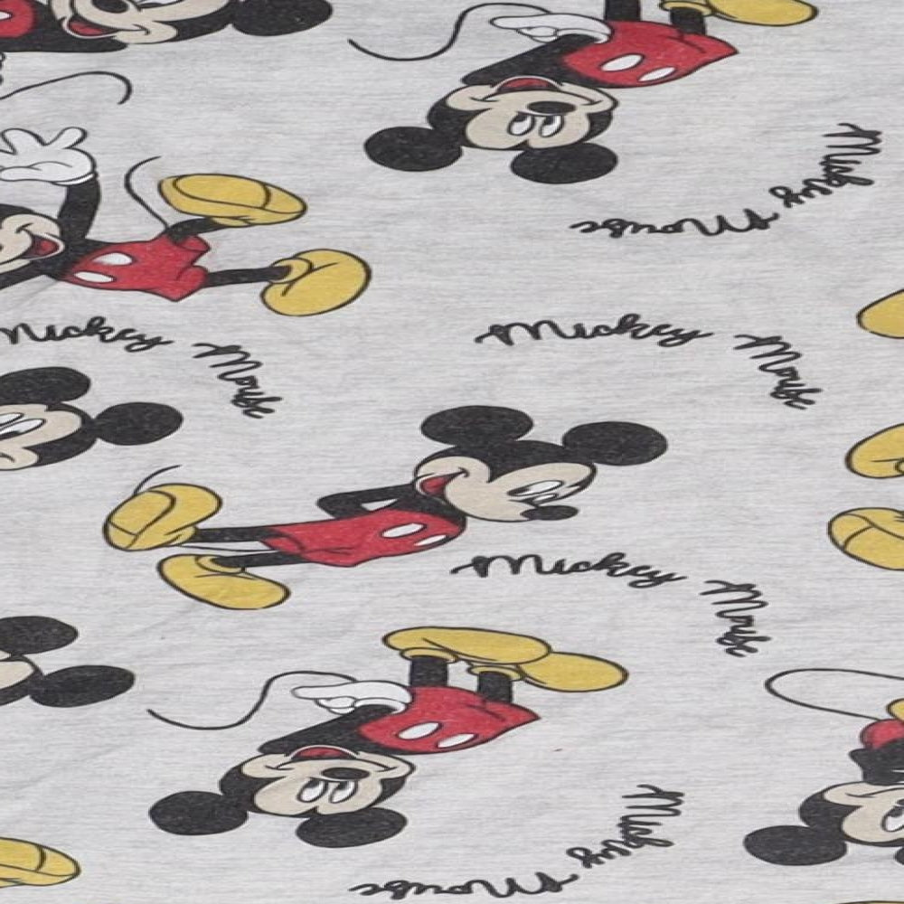 LOVE TO LOUNGE Womens Grey Floral  Top Pyjama Top Size S  - micky mouse