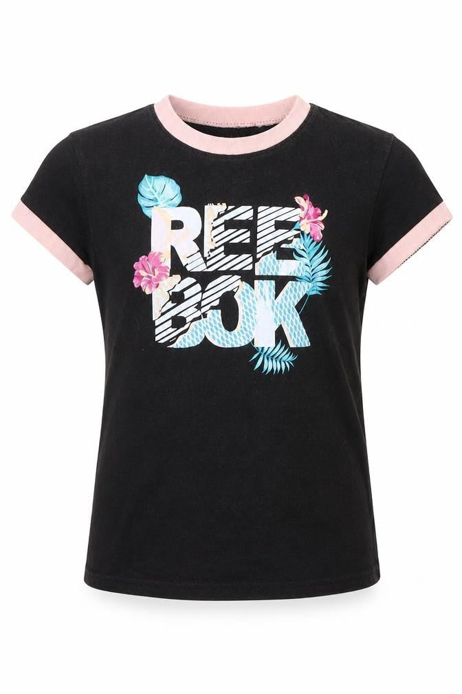 Reebok Girls Black   Basic T-Shirt Size S