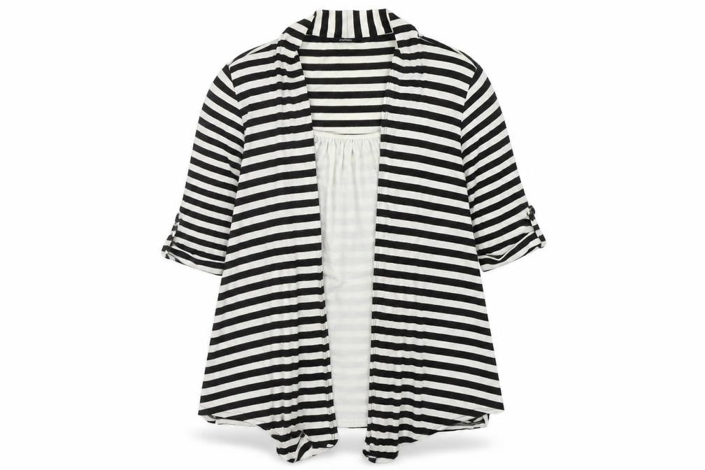 George Womens Black Striped  Pullover Jumper Size 14
