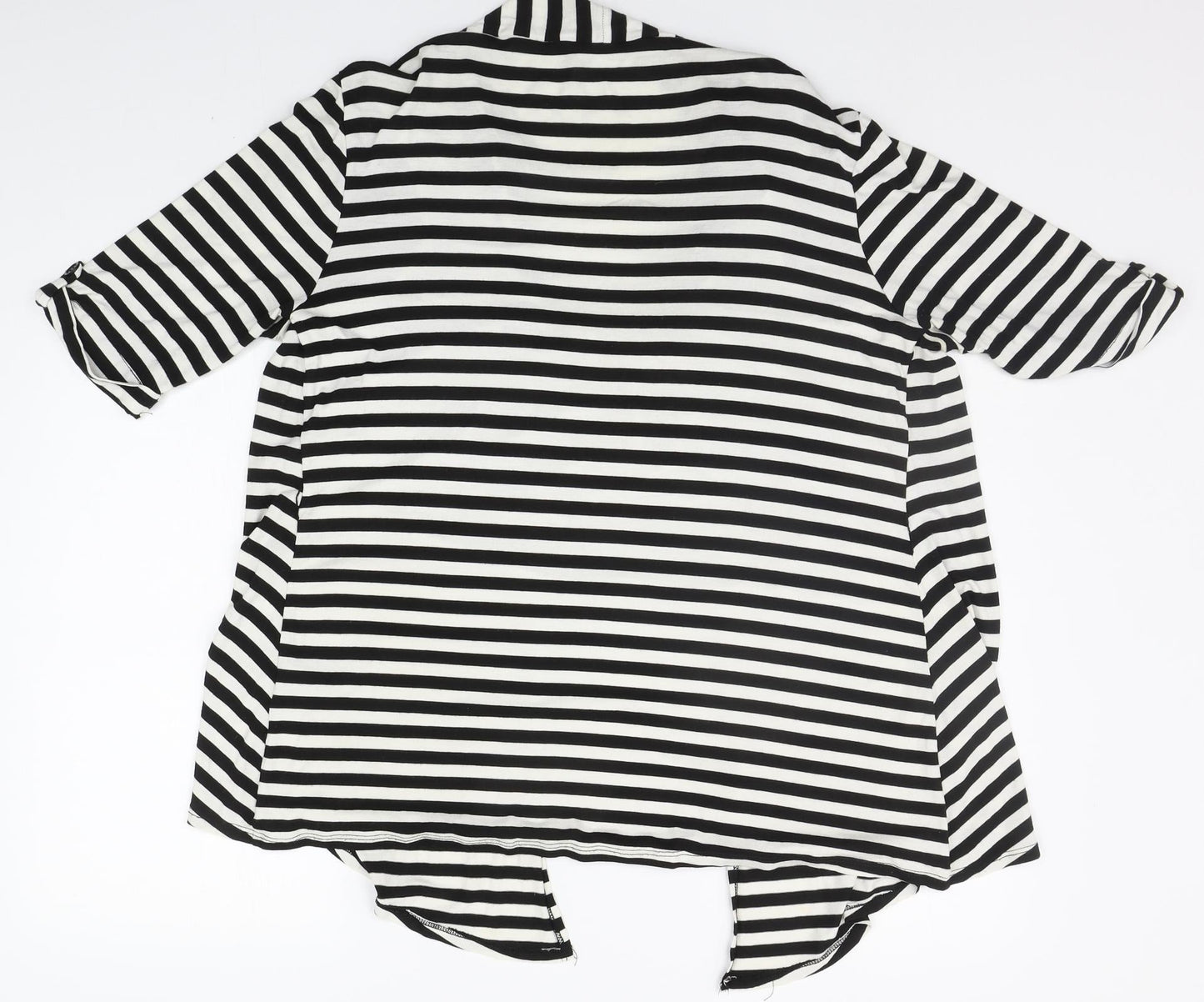 George Womens Black Striped  Pullover Jumper Size 14