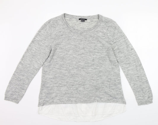 ESMARA Womens Grey   Pullover Jumper Size L