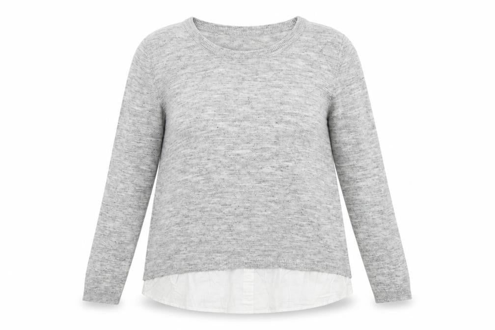 ESMARA Womens Grey   Pullover Jumper Size L