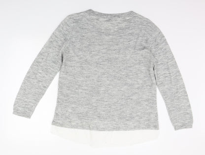 ESMARA Womens Grey   Pullover Jumper Size L