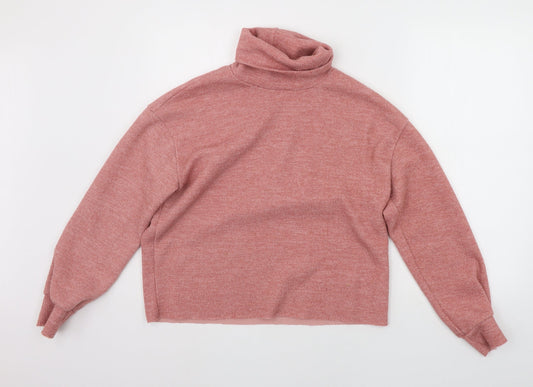SheIn Womens Orange   Pullover Jumper Size M