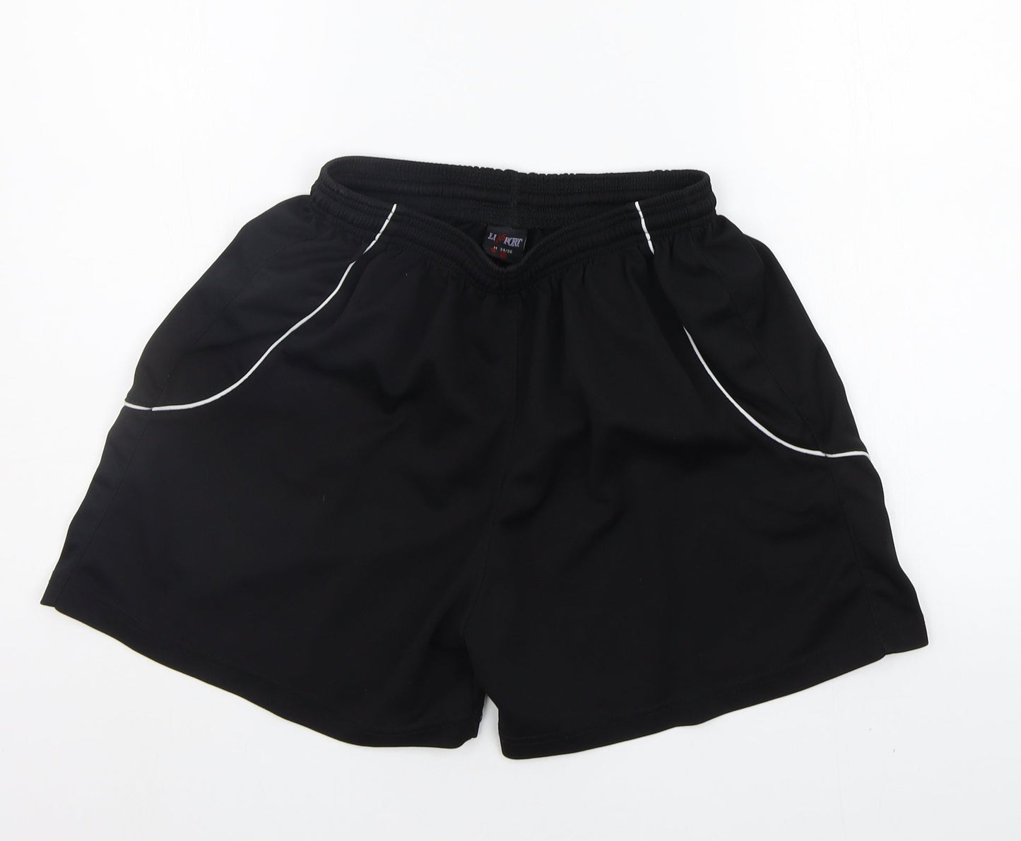 LISPORT Boys Black   Sweat Shorts Size M