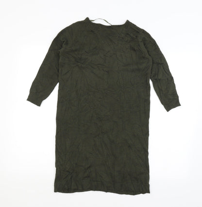 Back view of Atmosphere women’s green jumper, size UK 8