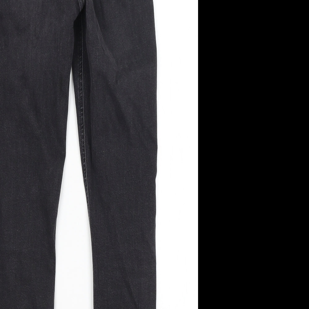 Topshop Womens Black   Skinny Jeans Size 28 in L26 in