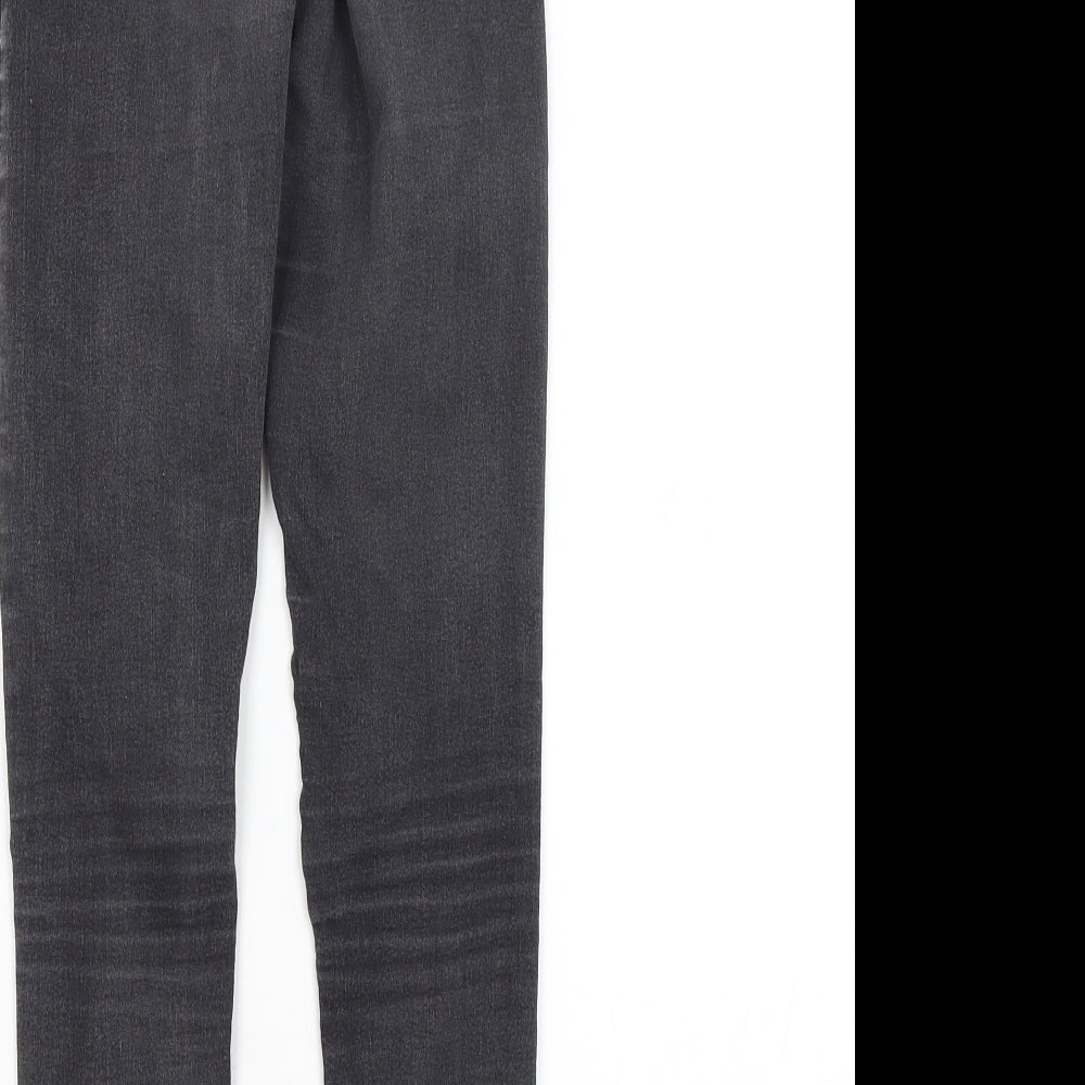 Topshop Womens Grey   Skinny Jeans Size 25 in L25.5 in