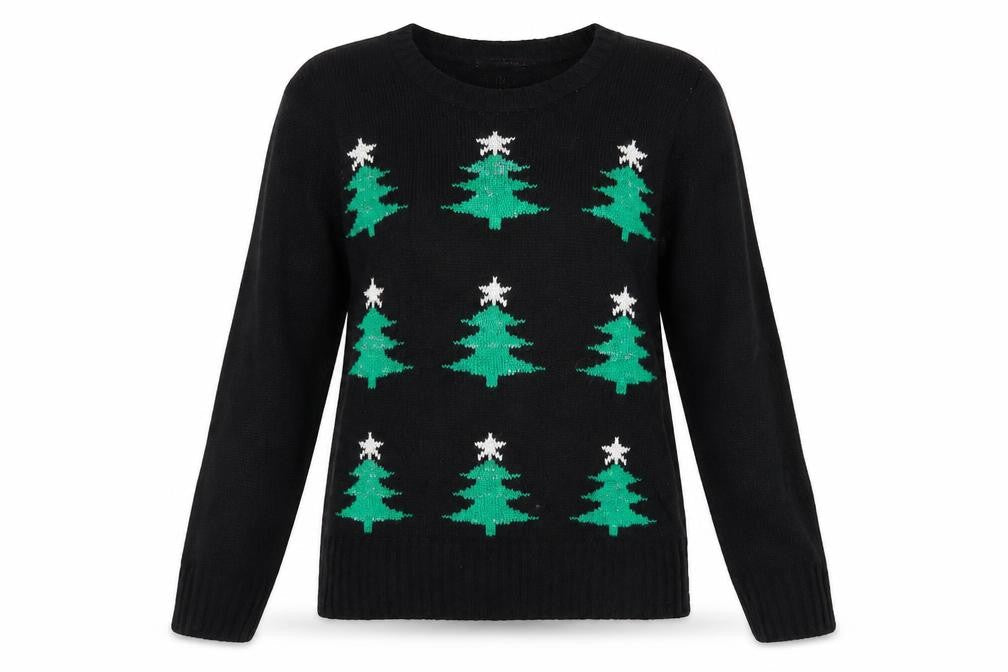 Avenue Womens Black   Pullover Jumper Size M