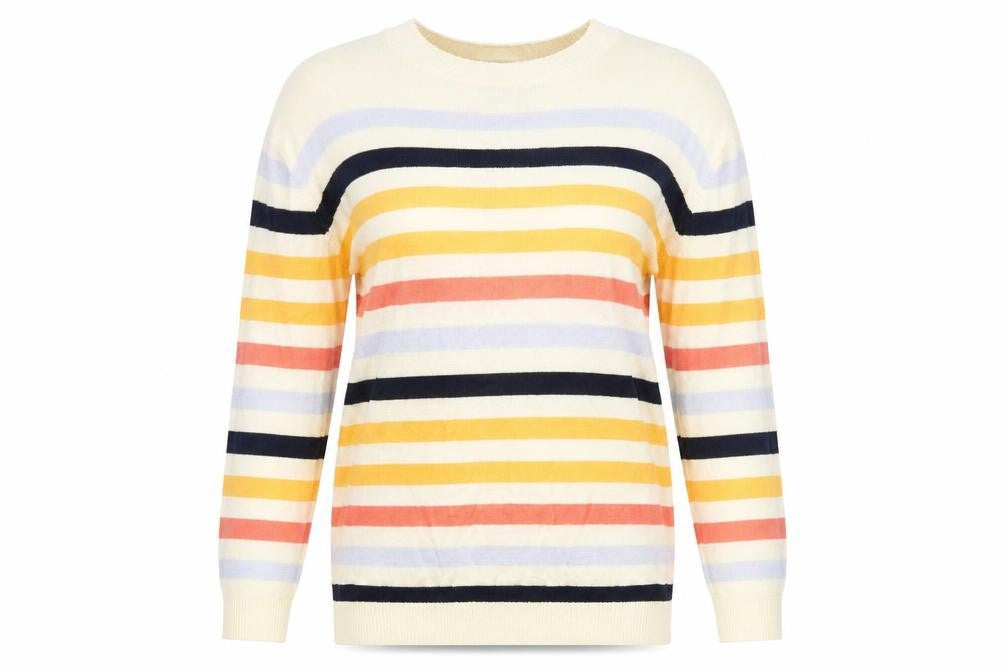 Marks & Spencer Womens Multicoloured Striped  Pullover Jumper Size XS