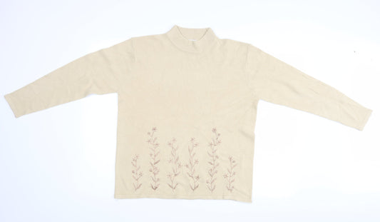 Bonmarché Womens Beige   Pullover Jumper Size M