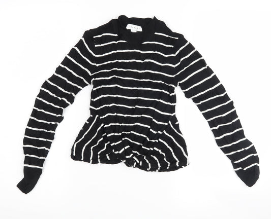 Topshop Womens Multicoloured Striped  Pullover Jumper Size XS