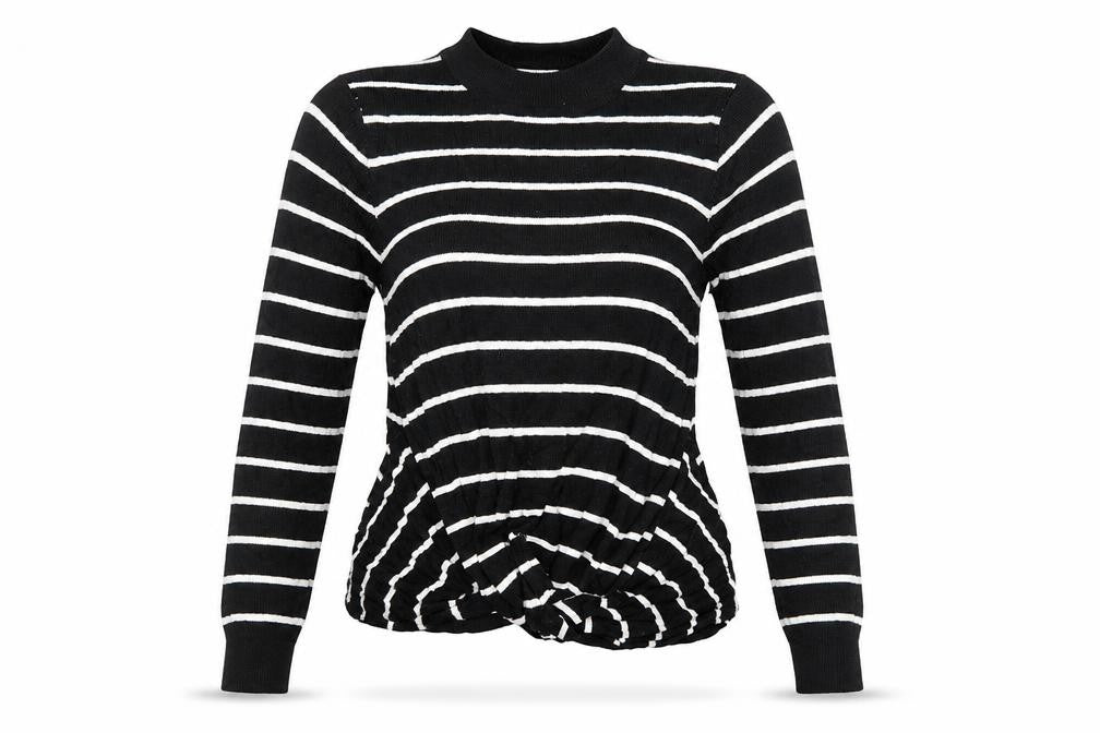 Topshop Womens Multicoloured Striped  Pullover Jumper Size XS