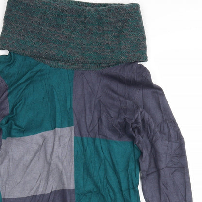 Klass Womens Multicoloured Striped  Pullover Jumper Size S