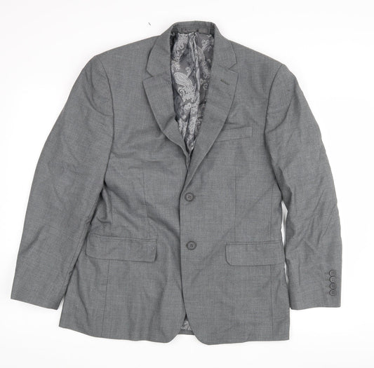 Occasions Mens Grey   Jacket Blazer Size 38