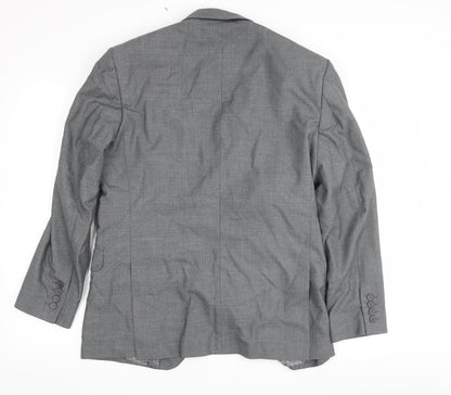 Occasions Mens Grey   Jacket Blazer Size 38