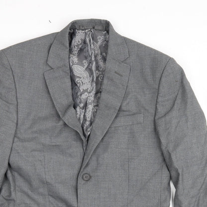 Occasions Mens Grey   Jacket Blazer Size 38