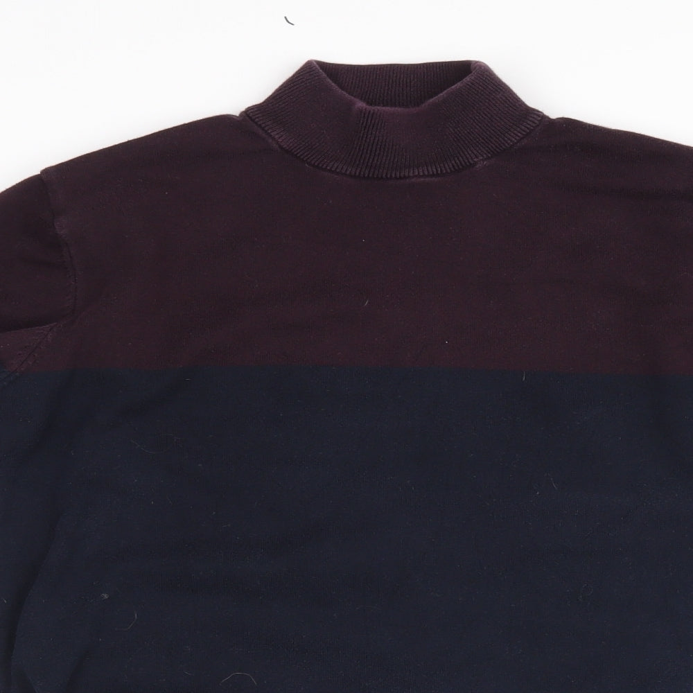 NEXT Mens Multicoloured Striped  Pullover Jumper Size M