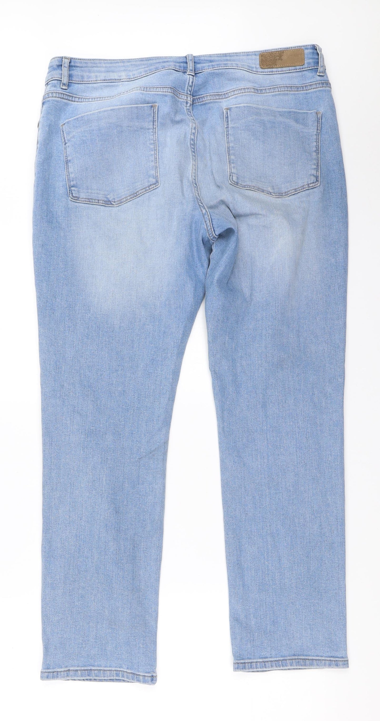 Marks and Spencer Womens Blue  Denim Straight Jeans Size 36 in L27.5 in