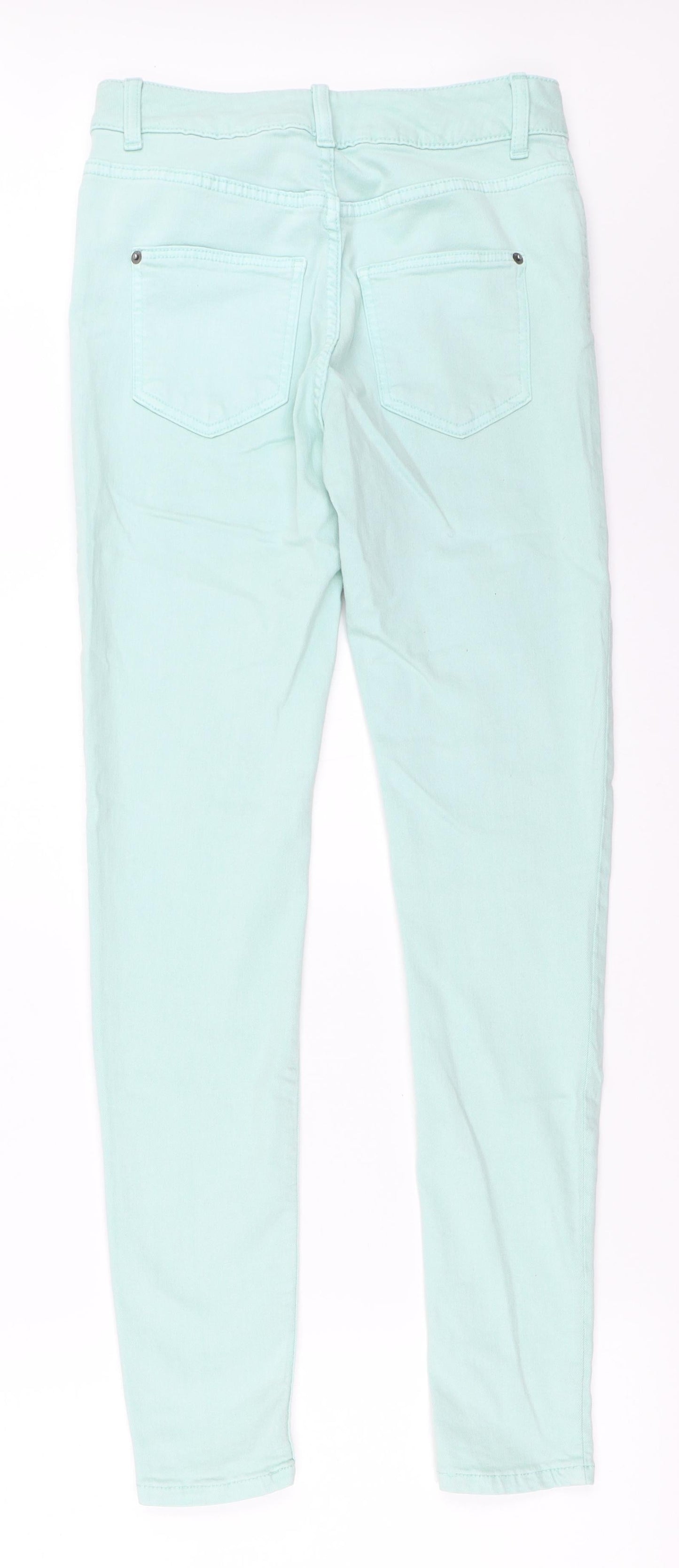 Marks and Spencer Womens Green   Skinny Jeans Size 8 L29 in