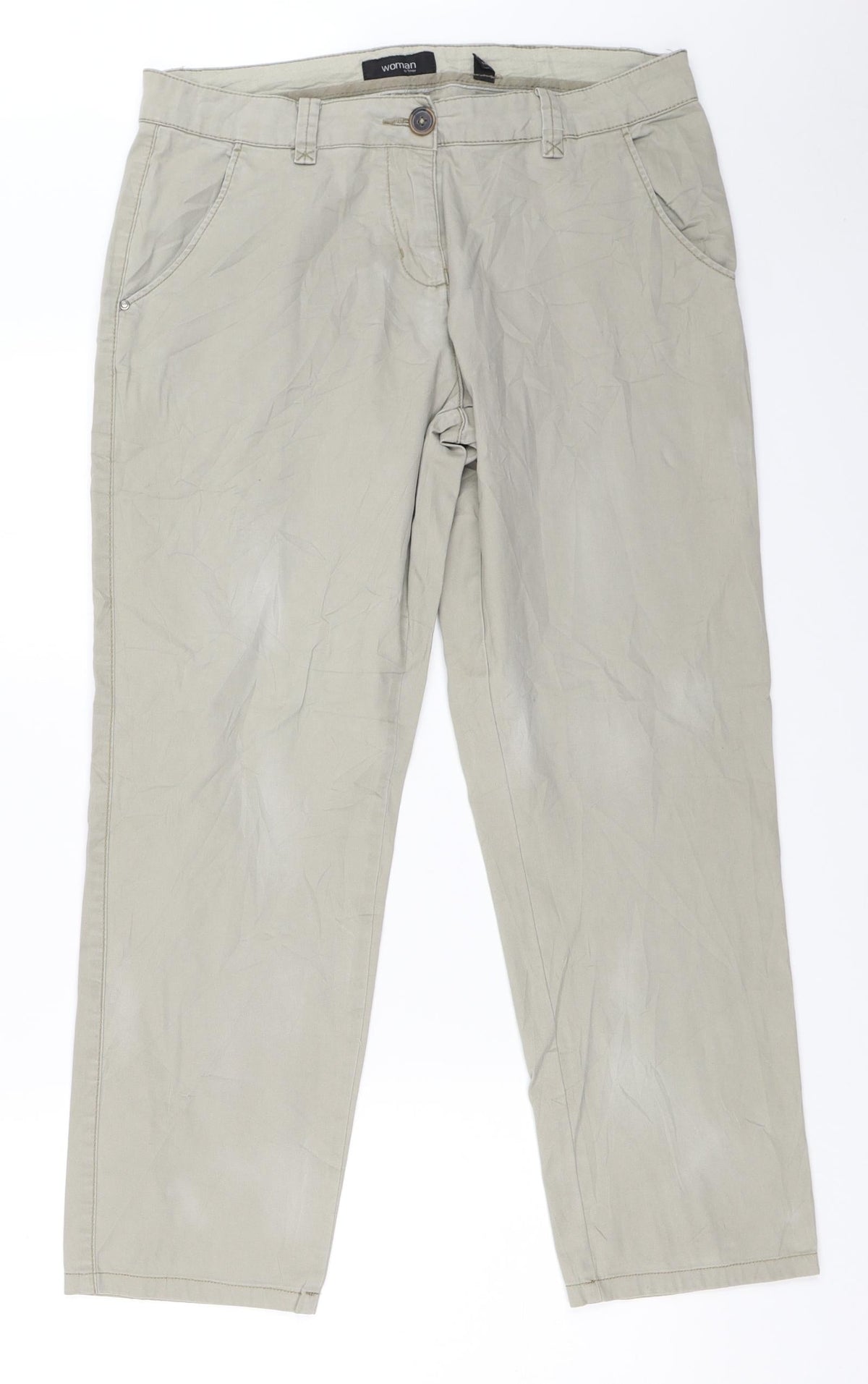 Tchibo Womens Beige   Chino Trousers Size 38 L27 in