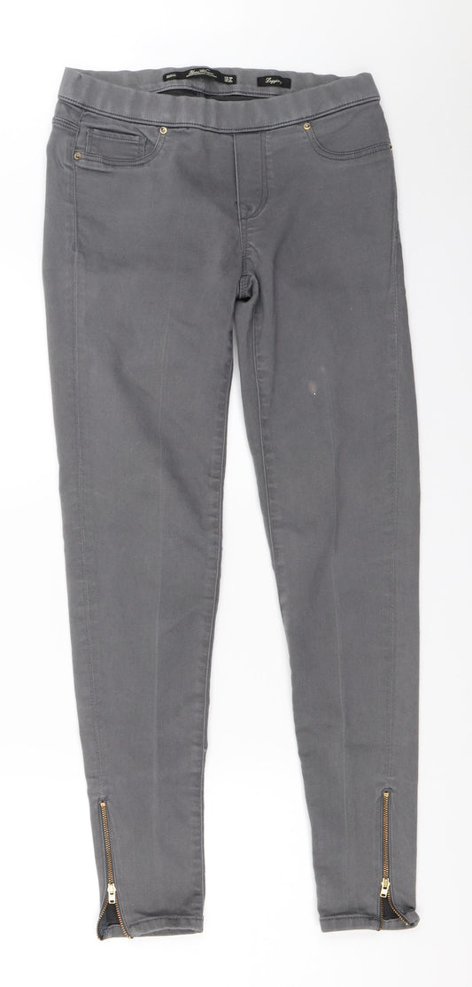 Preworn Womens Grey   Jegging Jeans Size 34 L28 in