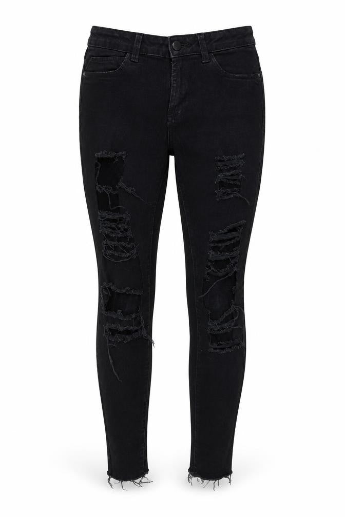 Primark Womens Black   Skinny Jeans Size 8 L28 in